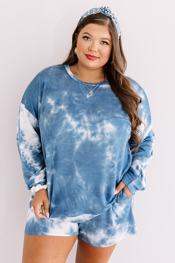 Cozy Spot Tie Dye Shift Top  Curves Image - 3