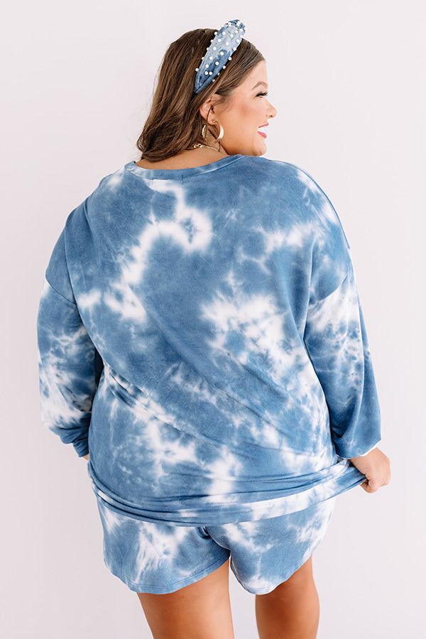 Cozy Spot Tie Dye Shift Top  Curves Image - 4