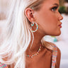 Kendra Scott Reece Gold Small Hoop Earrings in Neon Mix Image - 1
