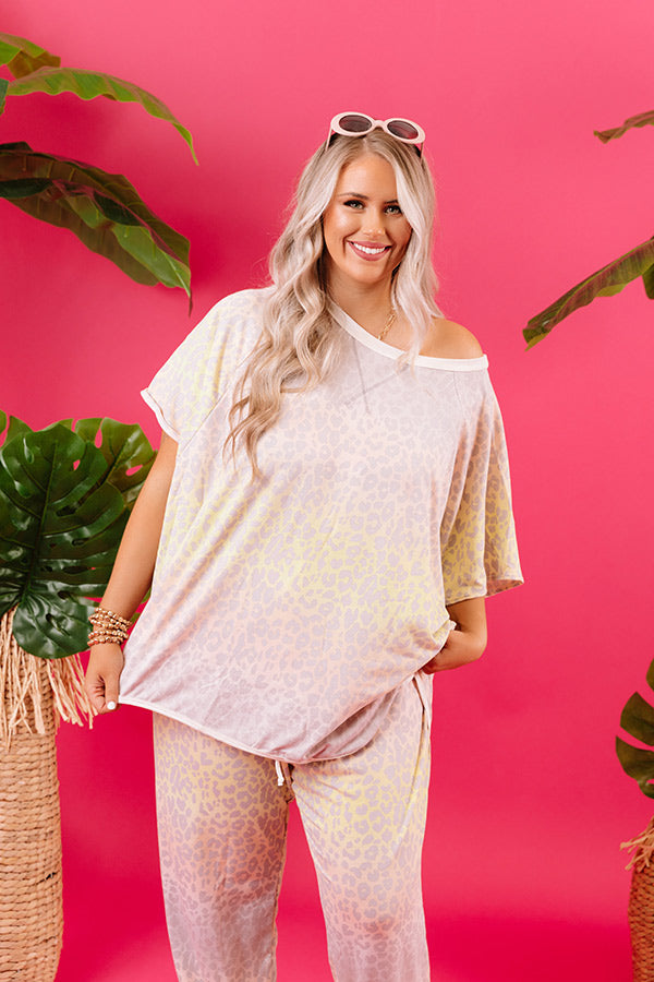 Westend Leopard Shift Tee    Curves Image - 4