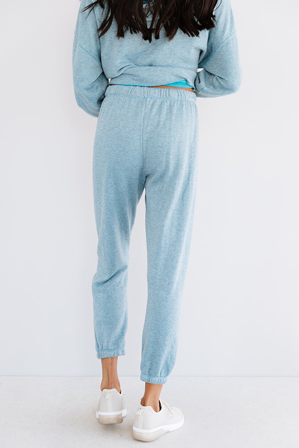 Cozy Called Joggers In Blue Image - 4