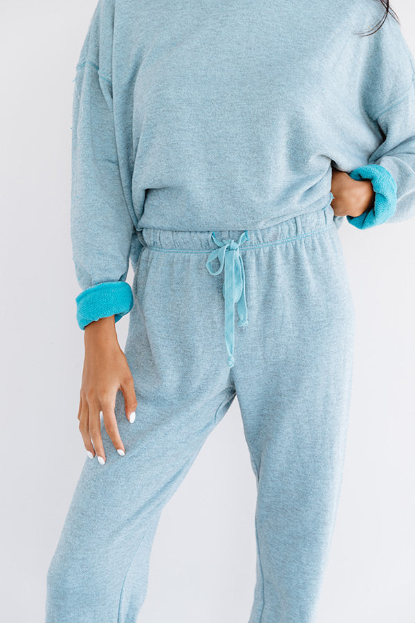 Cozy Called Joggers In Blue Image - 2