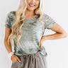 Bound For Big Sur Tie Dye Tee In Sage Image - 1