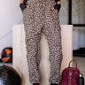The Elyza Leopard Joggers Image - 1