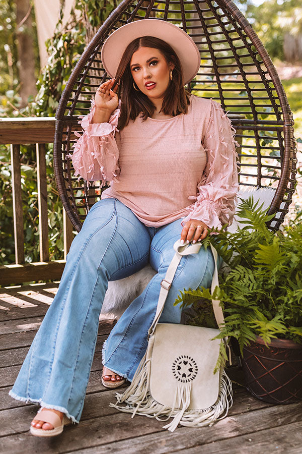 Searching For Love Shift Top In Blush Curves Image - 1