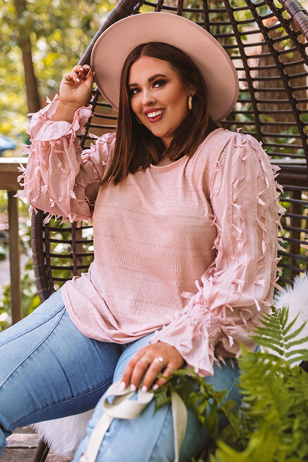 Searching For Love Shift Top In Blush Curves Image - 2