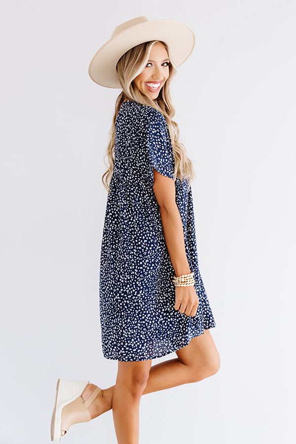 Sweet Heartbeat Babydoll Dress In Navy – Impressions Online Boutique