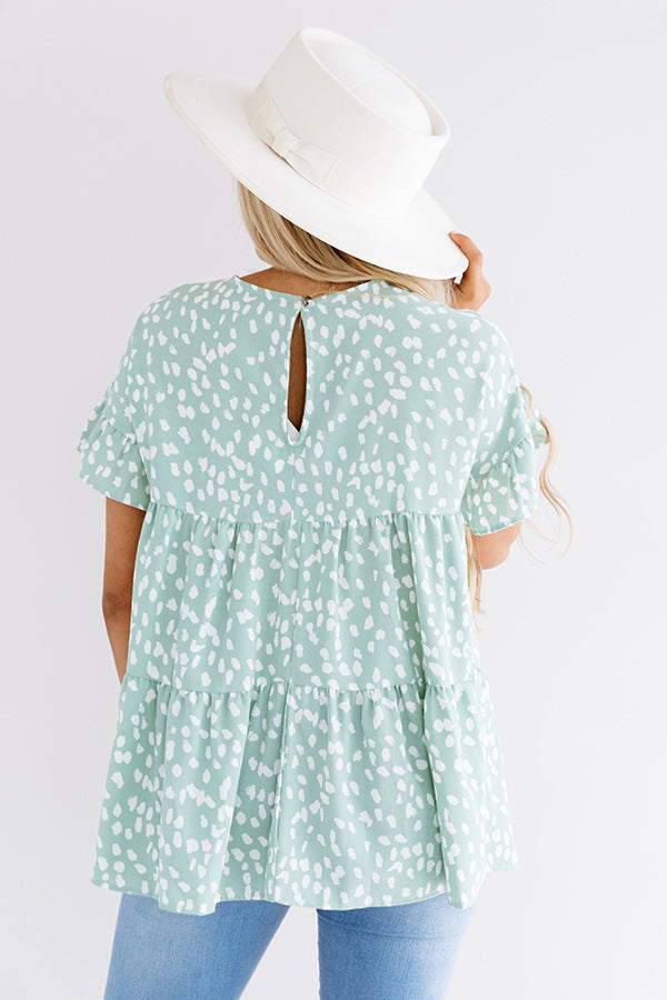 Train Into The City Babydoll Top Image - 5