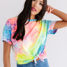 Neon Nights Tie Dye Top Image - 1
