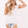 Ocean Overlook Shift Tank In Baby Pink Image - 1