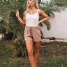 The Rowe Shorts In Mocha Image - 1