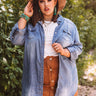 Dallas Weekend Chambray Button Up Curves Image - 1