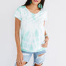 Beachside Reads Tie Dye Shift Tee In Ocean Wave Image - 1