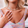 Kendra Scott Reece Gold Choker Necklace in Neon Mix Image - 1
