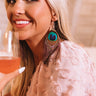 Feather So Sweet Earrings In Wine Image - 1