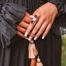 The Dottie Druzy Ring in Black Image - 1