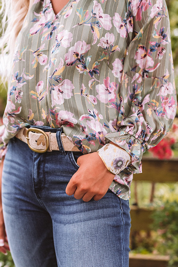 The Mahala Short Leather Cuff Image - 3