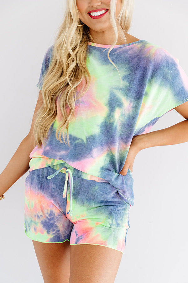 Morning Cozies Tie Dye Shift Tee Image - 4