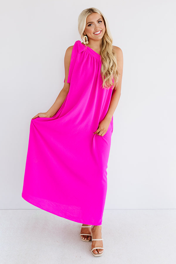 Fine Like Wine Maxi In Fuchsia Image - 2