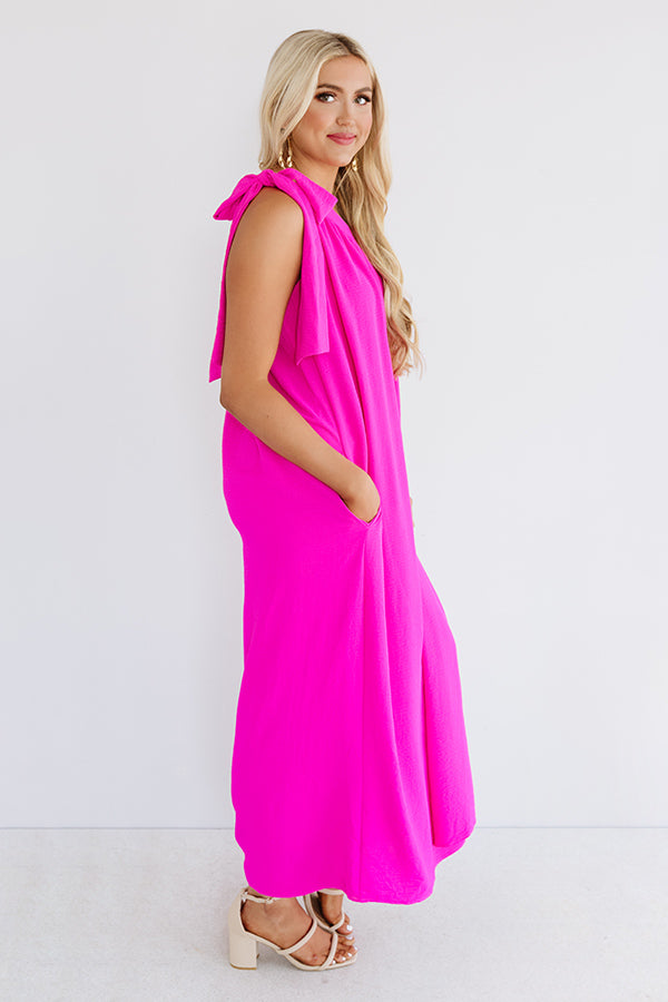 Fine Like Wine Maxi In Fuchsia Image - 4