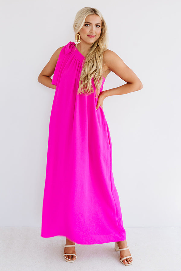 Fine Like Wine Maxi In Fuchsia Image - 1