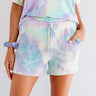 Coffee And Cozy Tie Dye Shorts In Mint Image - 1