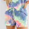 Morning Cozies Tie Dye Shorts Image - 1