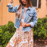 KanCan The Gigi Distressed Denim Jacket Image - 1