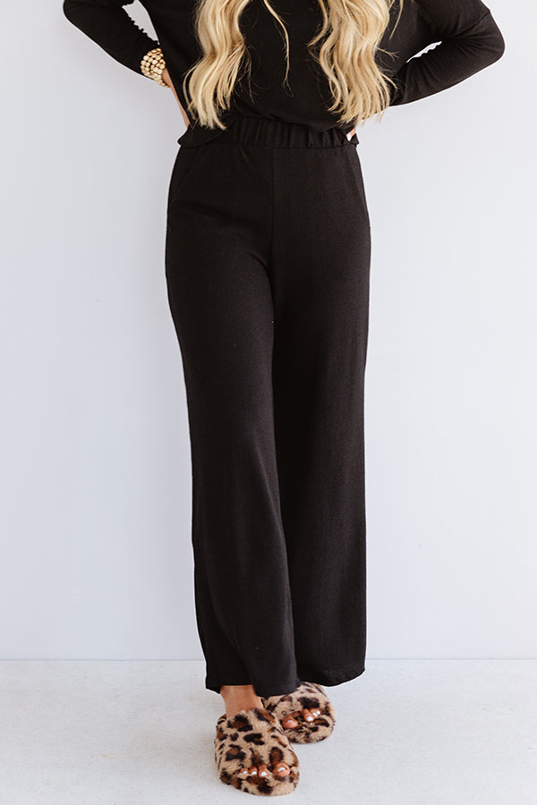 Coffee By Candlelight Pants In Black Image - 3