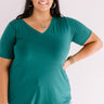 Coastal Chic Shift Tee In Lush Meadow Curves Image - 1
