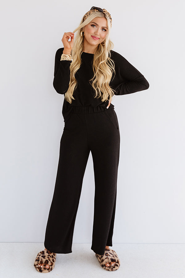 Kissing By Candlelight Shift Top In Black main image 1