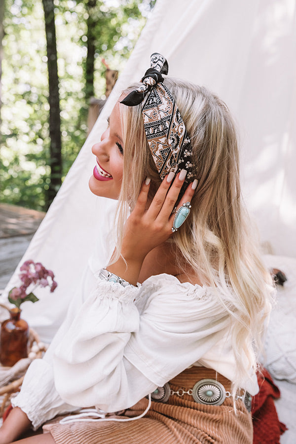 Chicago Times Scarf In Black Image - 1