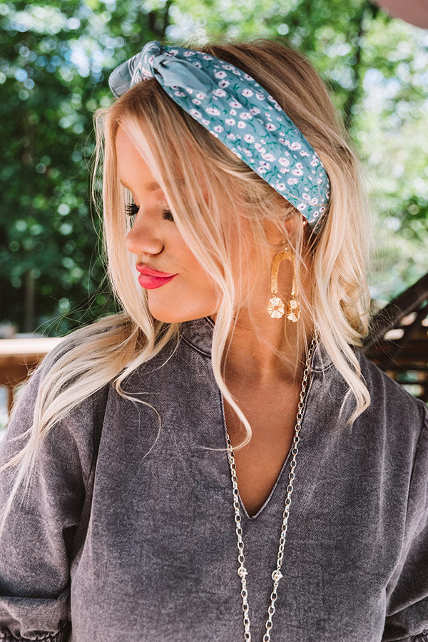 Boston Balcony Floral Scarf Image - 4