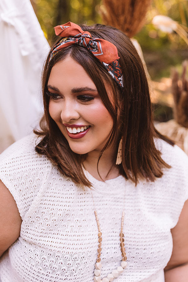 From This Moment On Floral Scarf Image - 3