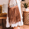 Chic Harmony Fringe Tote In Brown Image - 1