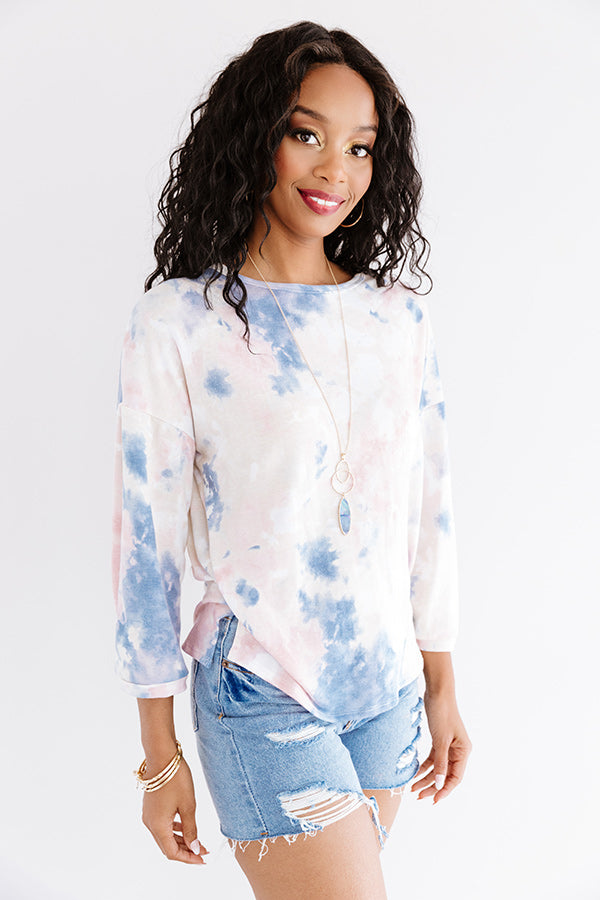 Farmer's Market Tie Dye Shift Top Image - 3