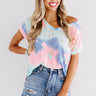 Chasing Fireflies Tie Dye Top In Blue Image - 1
