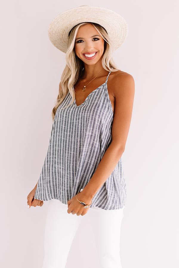 Shades Of Chic Stripe Shift Tank Image - 4