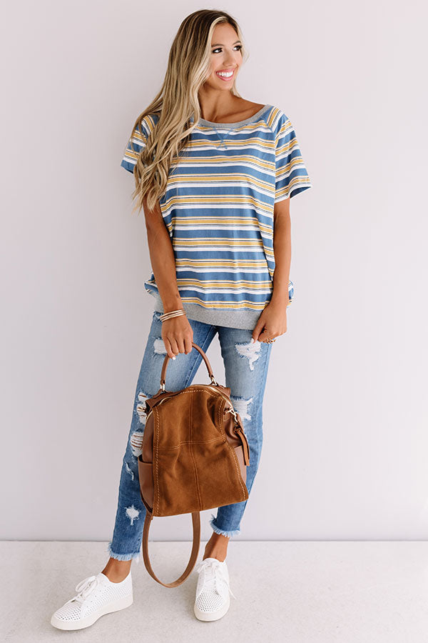 Roads To California Stripe Tee Image - 3