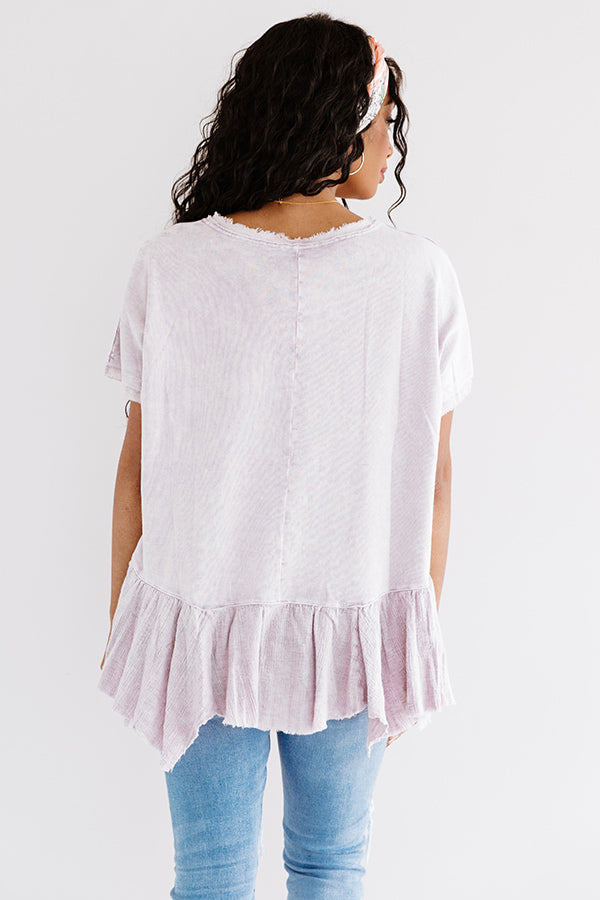 Secluded Cabin Shift Tunic In Dusty Purple Image - 5