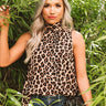 Always Manhattan Leopard Shift Top Image - 1