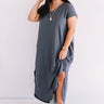Just My Type T-Shirt Maxi In Slate Curves Image - 1