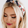 Chelsea Market Floral Scarf In Navy Image - 1