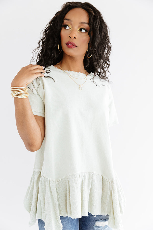 Secluded Cabin Shift Tunic In Stone Image - 4