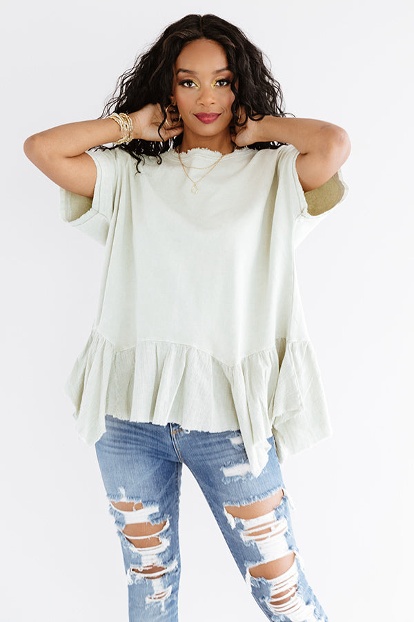 Secluded Cabin Shift Tunic In Stone Image - 3