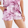 Cozy Snapshot Tie Dye Shorts Image - 1