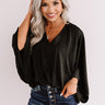 Newsworthy Style Bodysuit In Black Image - 1