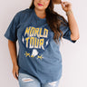 World Tour Distressed Boyfriend Tee In Riverside Curves Image - 1