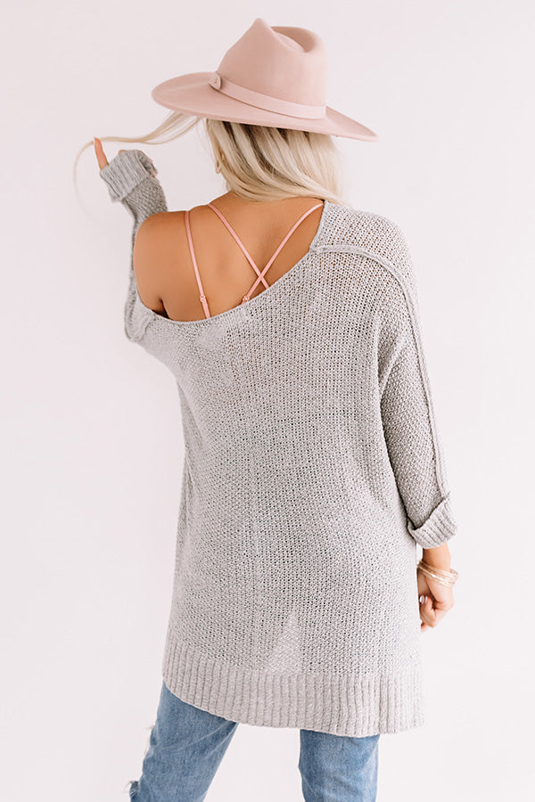 Colorado Woods Knit Sweater In Grey Image - 1
