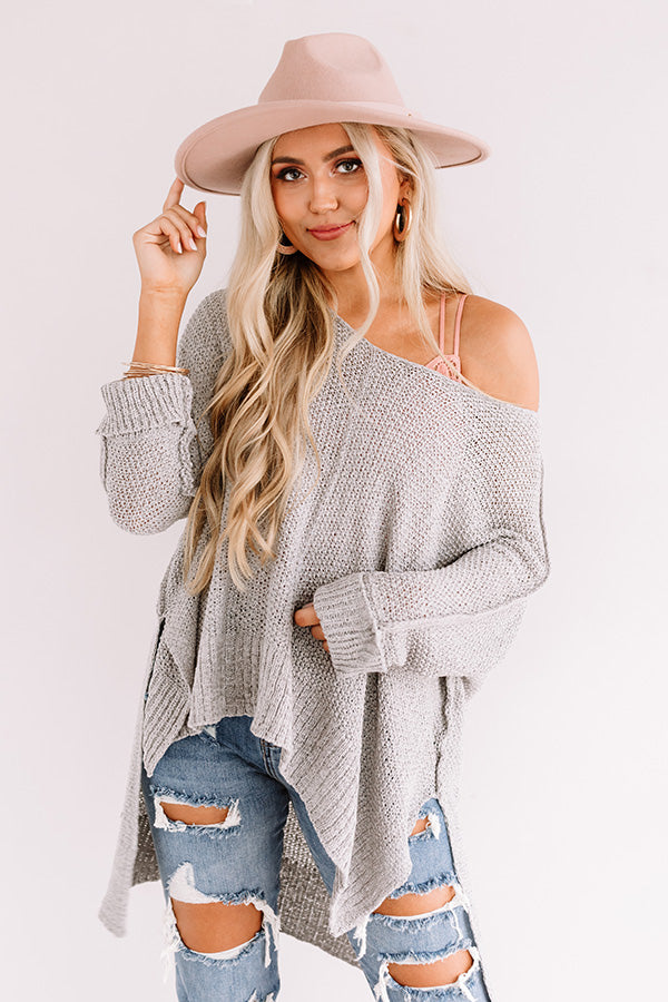 Colorado Woods Knit Sweater In Grey Image - 1